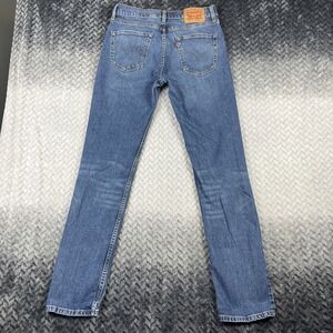 Levi's 511 Men's Jeans Size 32x34 Blue Slim Fit Denim Dark Wash Stretch Modern